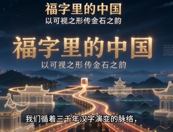 方寸金石載福脈，數字新聲敘中華